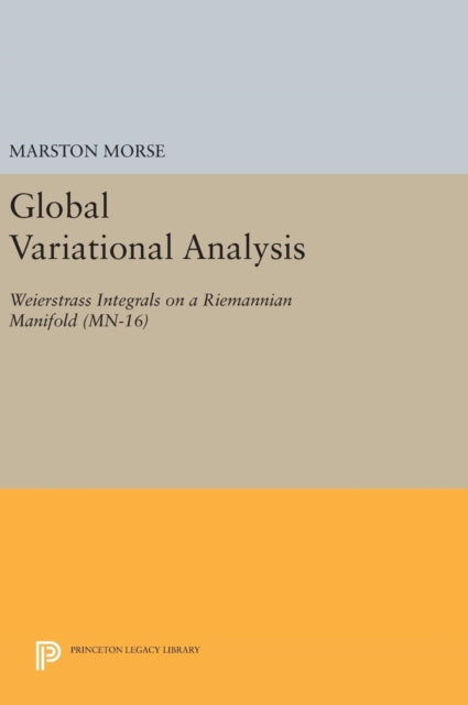 Book cover of: Global Variational Analysis. By: Marston Morse