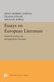 Book cover of: Essays on European Literature. By: Ernst Robert Curtius