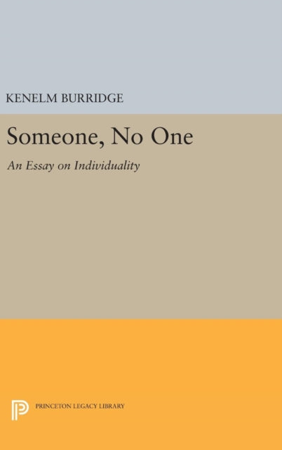 Book cover of: Someone, No One. By: Kenelm Burridge