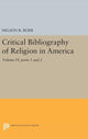 Book cover of: Critical Bibliography of Religion in America, Volume IV, parts 1 and 2. By: Nelson Rollin Burr