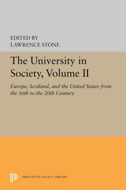 Book cover of: University in Society, Volume II