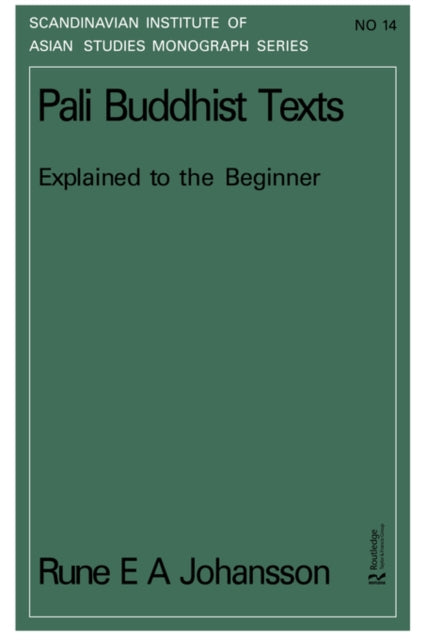 Book cover of: Pali Buddhism Texts Nims14. By: Johansson