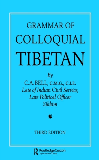 Book cover of: Grammar of Colloquial Tibetan