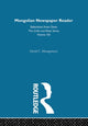 Book cover of: Mongolian Newspaper Reader. By: Davi Montgomery
