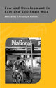Book cover of: Law and Development in East and South-East Asia. By: C. Antons