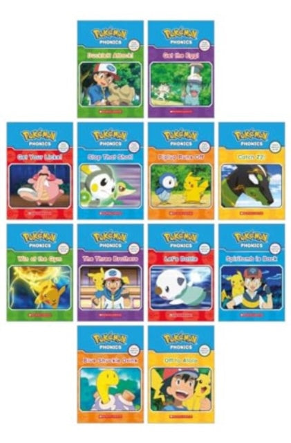 Book cover of: Pokemon: Phonics Boxed Set. By: Quinlan B. Lee