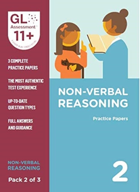 Book cover of: 11+ Practice Papers Non-Verbal Reasoning Pack 2 (Multiple Choice)