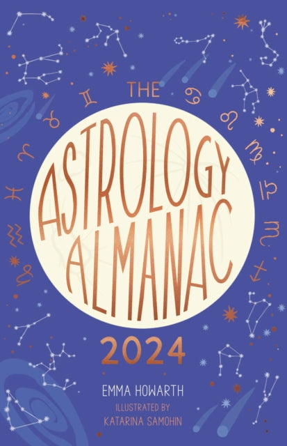 Book cover of: Astrology Almanac 2024. By: Emma Howarth