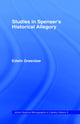 Book cover of: Studies in Spenser's Historical Allegory. By: Edwin Greenlaw