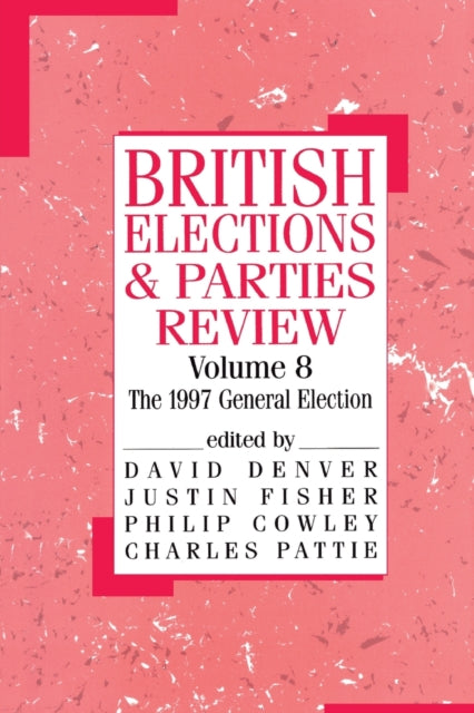 Book cover of: British Elections and Parties Review. By: David Denver