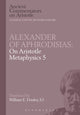 Book cover of: On Aristotle "Metaphysics 5". By: Alexander of Aphrodisias