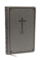 Book cover of: NKJV, Deluxe Gift Bible, Leathersoft, Gray, Red Letter, Comfort Print. By: Thomas Thomas Nelson
