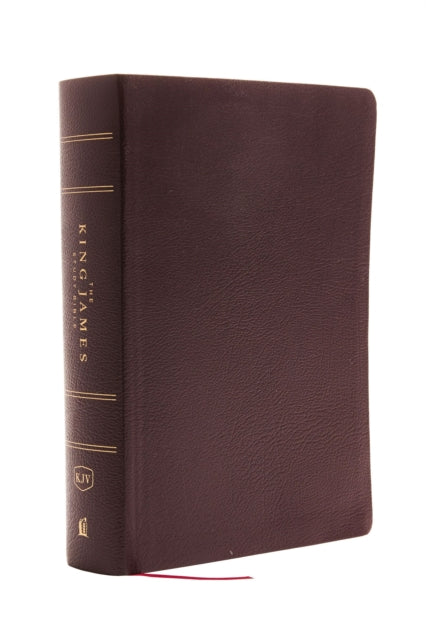 Book cover of: KJV, The King James Study Bible, Bonded Leather, Burgundy, Red Letter, Full-Color Edition. By: Thomas Thomas Nelson