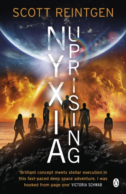 Book cover of: Nyxia Uprising. By: Scott Reintgen
