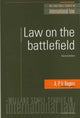 Book cover of: Law on the Battlefield. By: A.P. Rogers