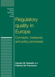 Book cover of: Regulatory Quality in Europe. By: Claudio M. Radaelli