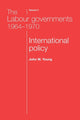 Book cover of: Labour Governments 1964–1970 Volume 2. By: John W. Young