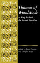 Book cover of: Thomas of Woodstock. By: Peter Corbin