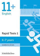 Book cover of: 11+ English Rapid Tests Book 1: Year 2, Ages 6-7