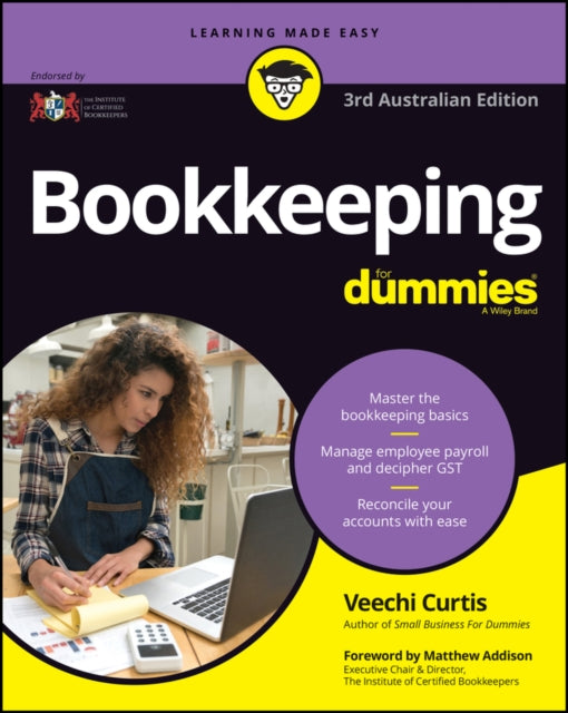 Book cover of: Bookkeeping For Dummies - Australia. By: Veechi Curtis