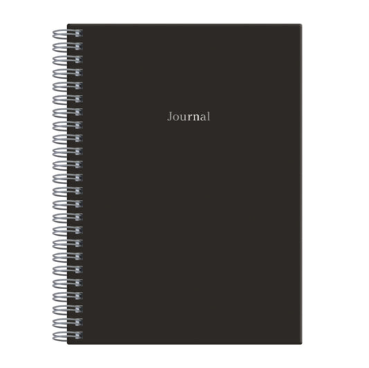 Book cover of: Black Wire-O Journal A5 6 X 8.5". By: Galison