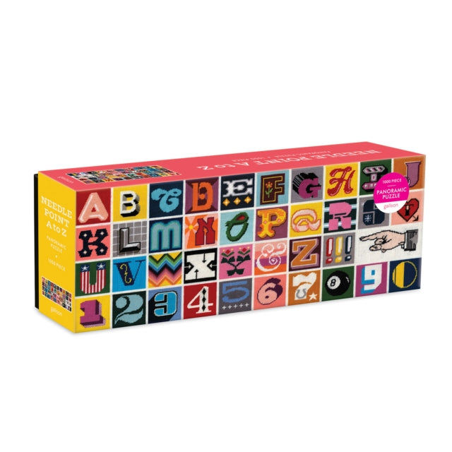 Book cover of: Needlepoint A to Z 1000 Piece Panoramic Puzzle