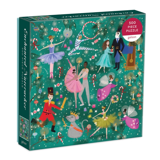 Book cover of: Enchanted Nutcracker 500 Piece Puzzle. By: GALISON  JOY LAFORME