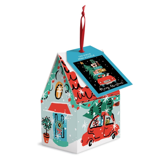 Book cover of: Christmas Car 130 Piece Puzzle Ornament