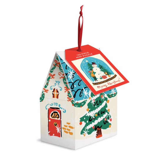Book cover of: Snow Globe 130 Piece Puzzle Ornament