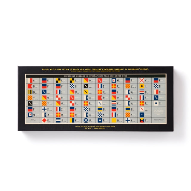Book cover of: Urgent Message 1,000 Piece Panoramic Puzzle