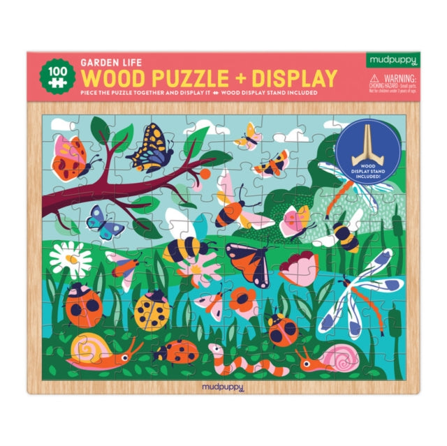 Book cover of: Garden Life 100 Piece Wood Puzzle + Display