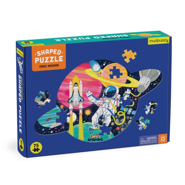 Book cover of: Space Mission 75 Piece Shaped Scene Puzzle