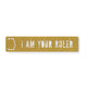 Book cover of: I Am Your Ruler Metal Bookmark Stencil. By: Brass Monkey