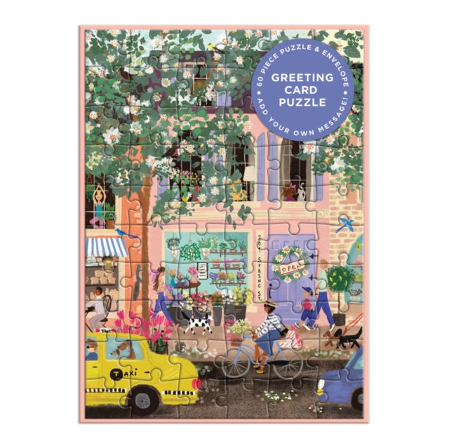 Book cover of: Joy Laforme Spring Street Greeting Card Puzzle
