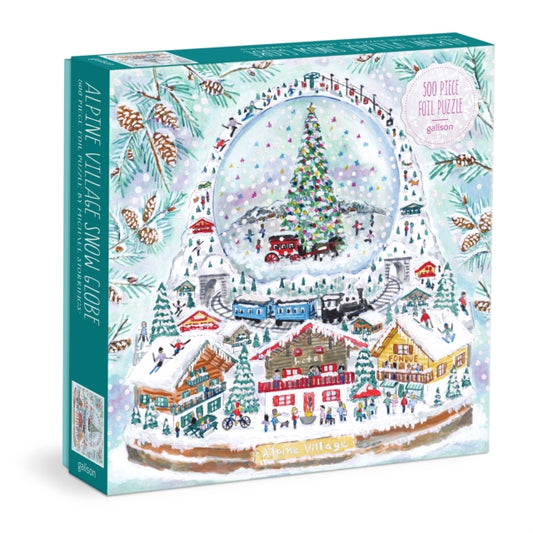 Book cover of: Michael Storrings Alpine Village Snowglobe 500 Piece Foil Puzzle