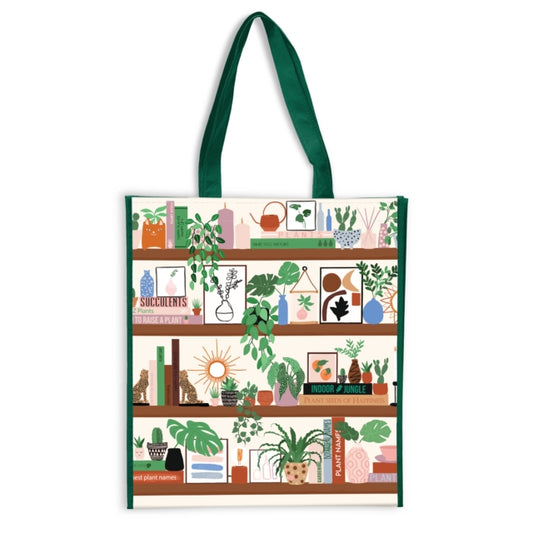 Book cover of: Plant Shelfie Reusable Shopping Bag. By: Galison