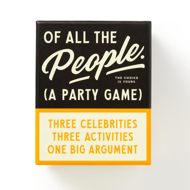 Book cover of: Of All The People Social Game