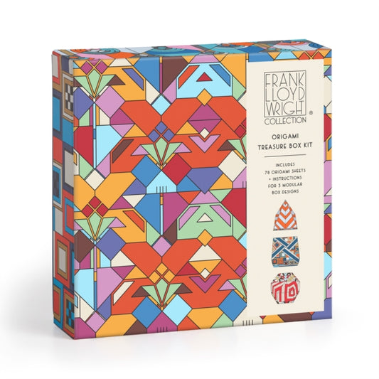 Book cover of: Frank Lloyd Wright Origami Kit. By: Galison