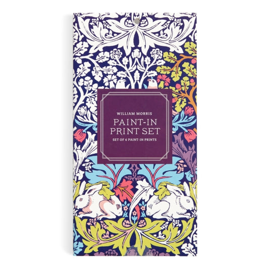 Book cover of: William Morris Paint-In Postcard Set. By: Galison