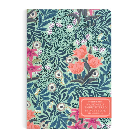Book cover of: William Morris Bower Handmade Embroidered B5 Journal