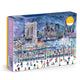 Book cover of: Michael Storrings Snowfall Over New York City 1000 Piece Puzzle