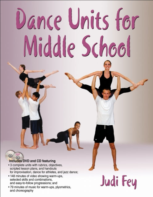 Book cover of: Dance Units for Middle School. By: Judi Fey