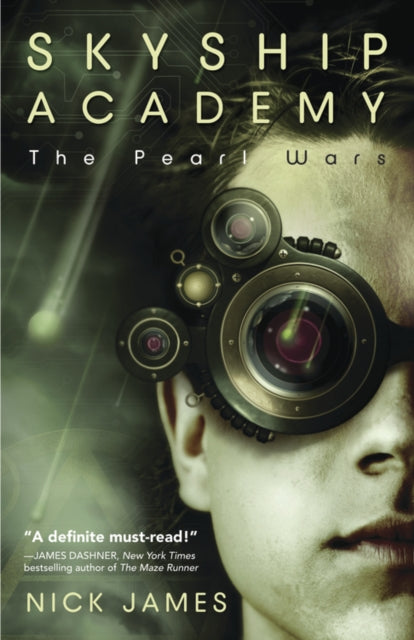 Book cover of: Skyship Academy: The Pearl Wars. By: Nick James