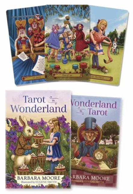 Book cover of: Tarot in Wonderland. By: Barbara Moore
