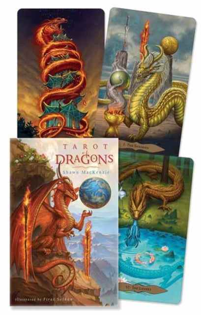 Book cover of: Tarot of Dragons. By: Shawn MacKenzie