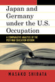 Book cover of: Japan and Germany under the U.S. Occupation. By: Masako Shibata
