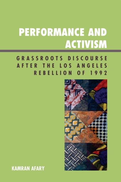 Book cover of: Performance and Activism. By: Kamran Afary