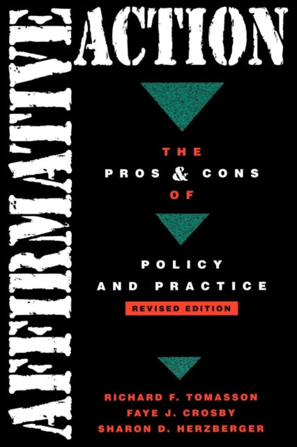 Book cover of: Affirmative Action. By: Faye J. Crosby