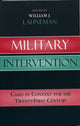 Book cover of: Military Intervention. By: William J. Lahneman