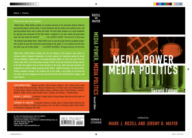 Book cover of: Media Power, Media Politics